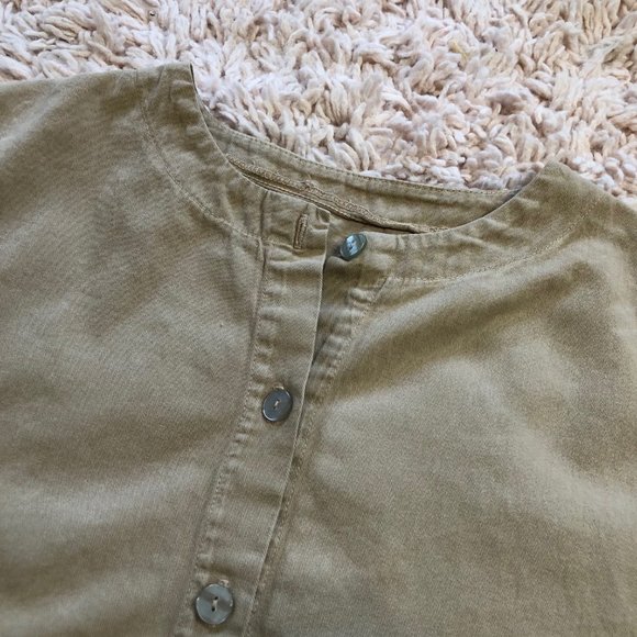 Vintage No Brand Button Up Short Sleeve T-Shirt - Picture 7 of 8